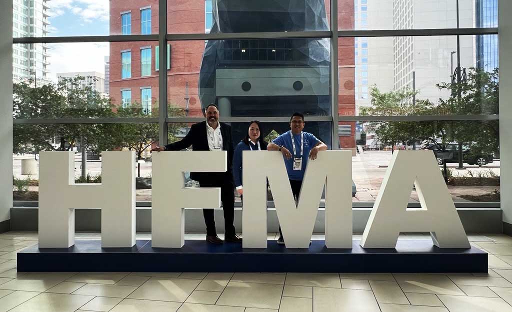 ADEC healthcare team at HFMA